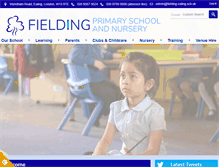 Tablet Screenshot of fieldingprimary.com